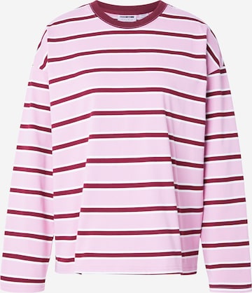 Noisy may Sweatshirt 'NMEMBER' in Pink: Vorderseite