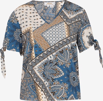 usha FESTIVAL Blúzka - Modrá: predná strana