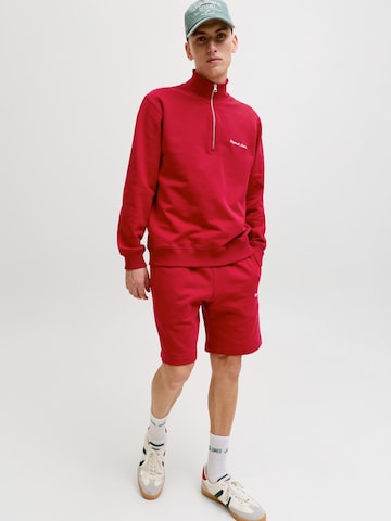 JACK & JONES Regularen Hlače 'JPSTKARL NORREBRO' | rdeča barva