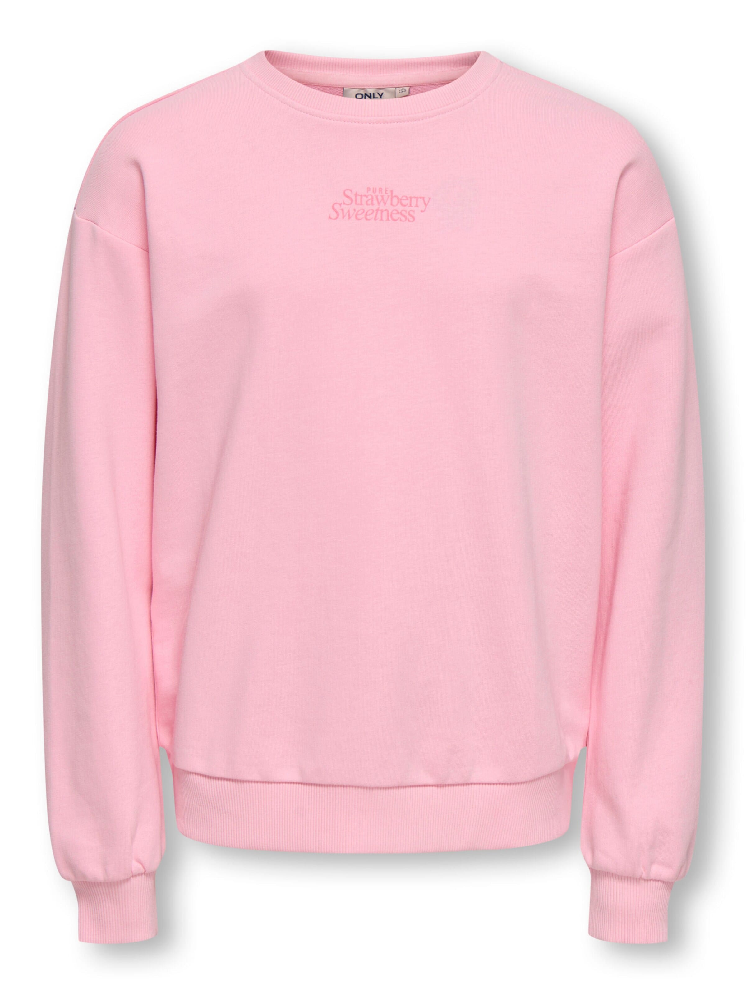 ONLY Sweatshirt in Pink: front