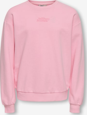 ONLY Sweatshirt in Pink: front