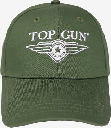 TOP GUN Cap in Green: front