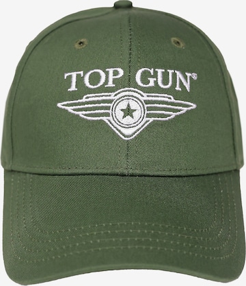 TOP GUN Cap in Green: front