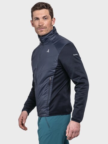 Schöffel Funktionele fleece-jas 'Hybrid Jk Style Cascata MNS ' in Blauw