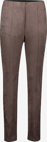 Coupe slim Pantalon Betty Barclay en marron : devant