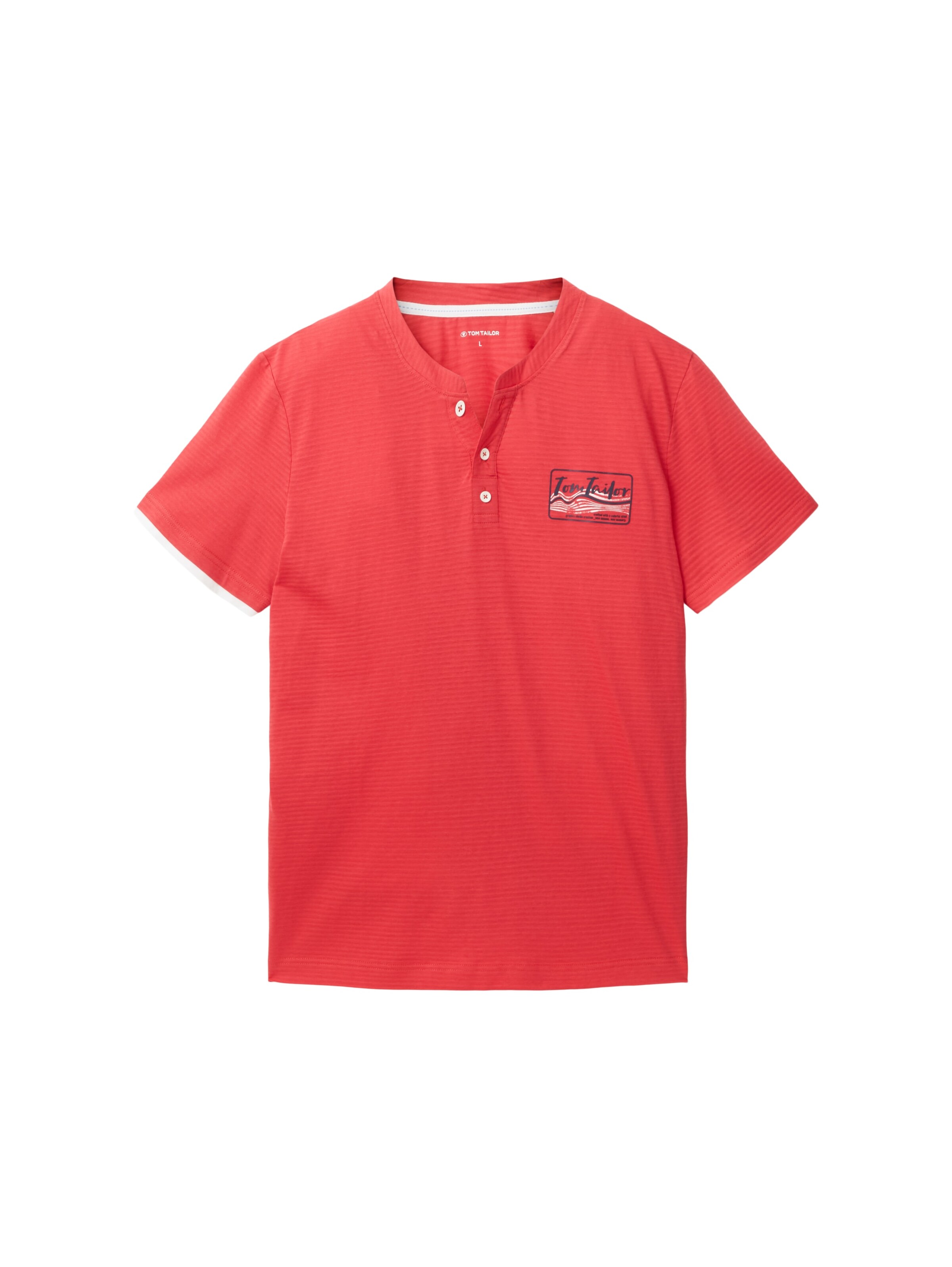 TOM TAILOR Shirt in Red: front