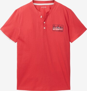 TOM TAILOR Shirt in Red: front