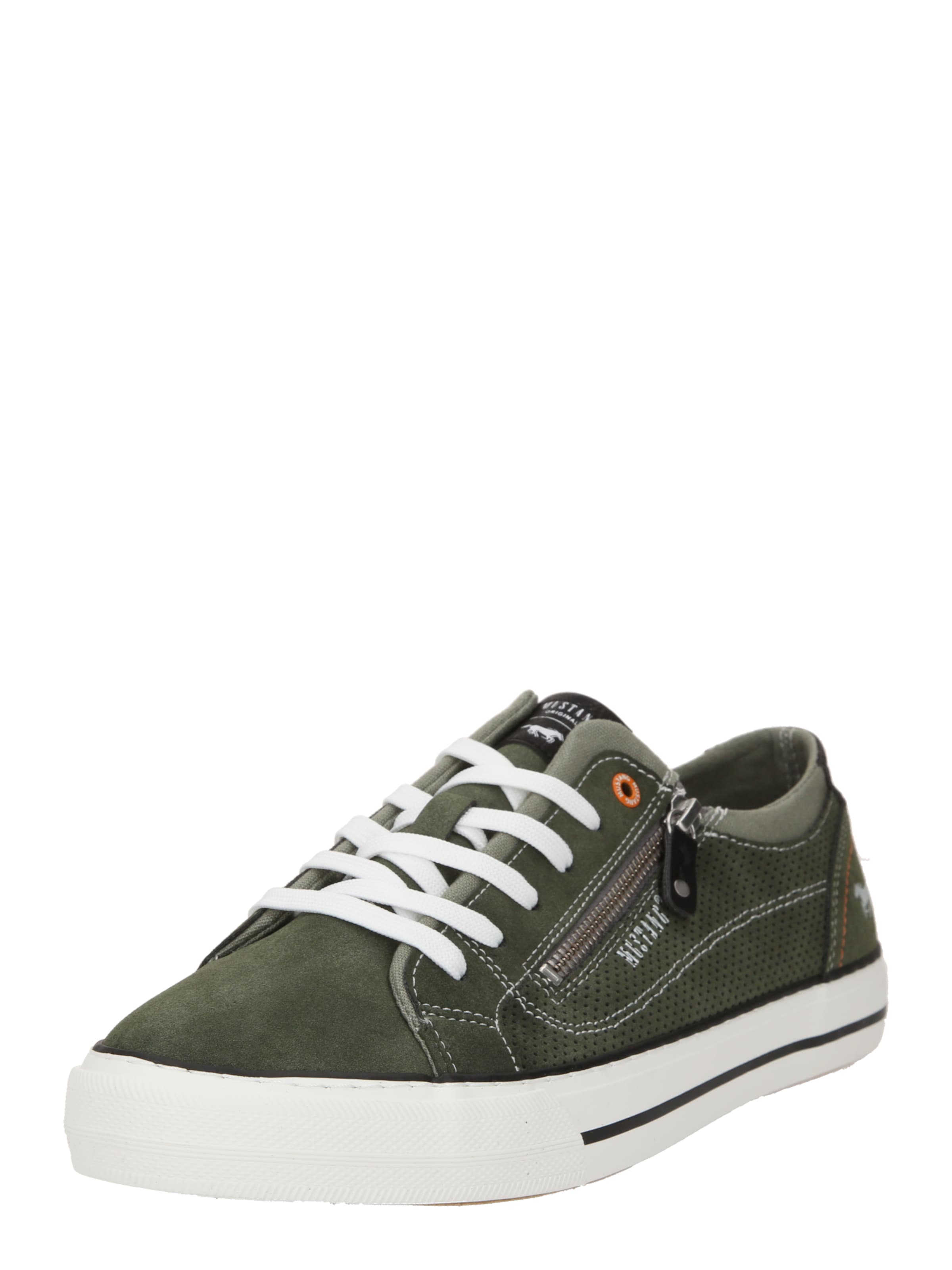 MUSTANG Matalavartiset tennarit värissä vihreä: etupuoli