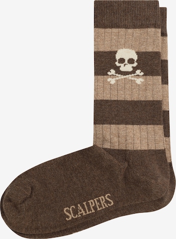 Scalpers Sokid, värv pruun: eest vaates