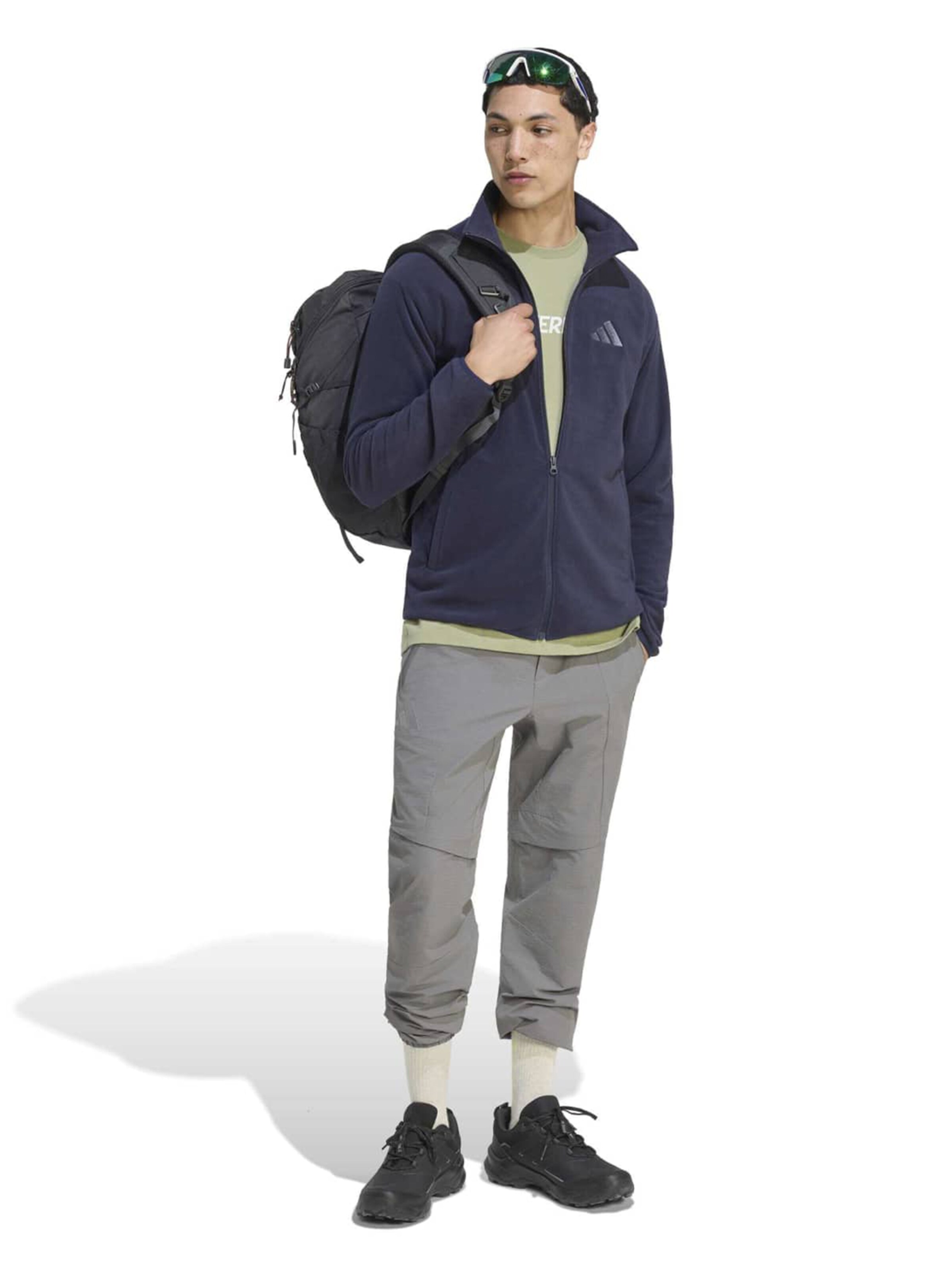 ADIDAS TERREX Funktionele fleece-jas 'MT ESS' in Blauw