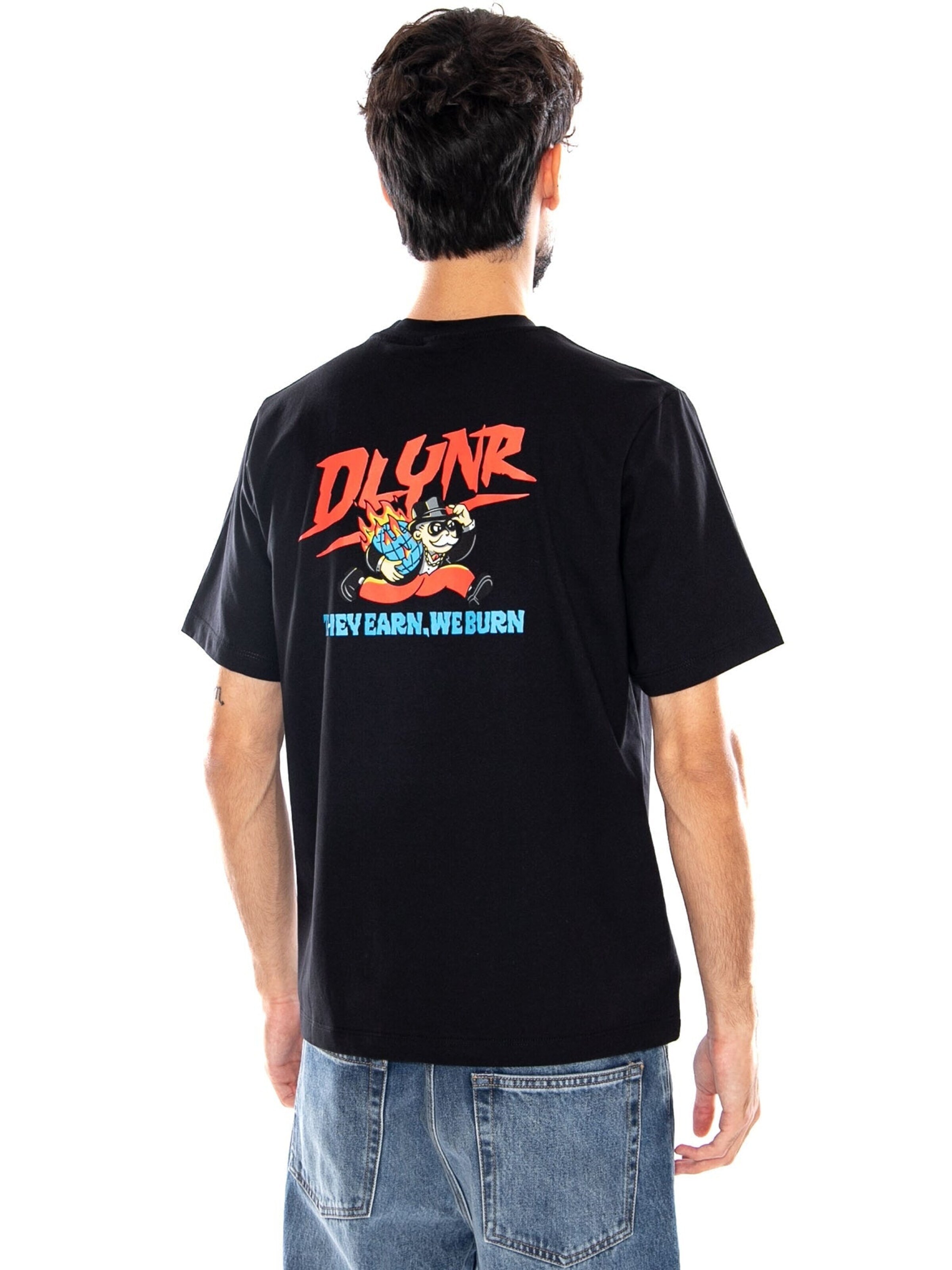 DOLLY NOIRE Koszulka 'GREED INC. TEE BLACK' w kolorze czarny