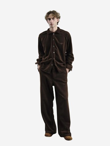 Giesto Regular fit Button Up Shirt in Brown: front