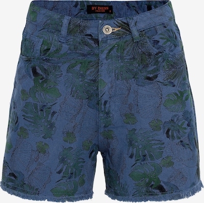 By Diess Collection Hlače veličine 40 u indigo / zelena, Pregled proizvoda