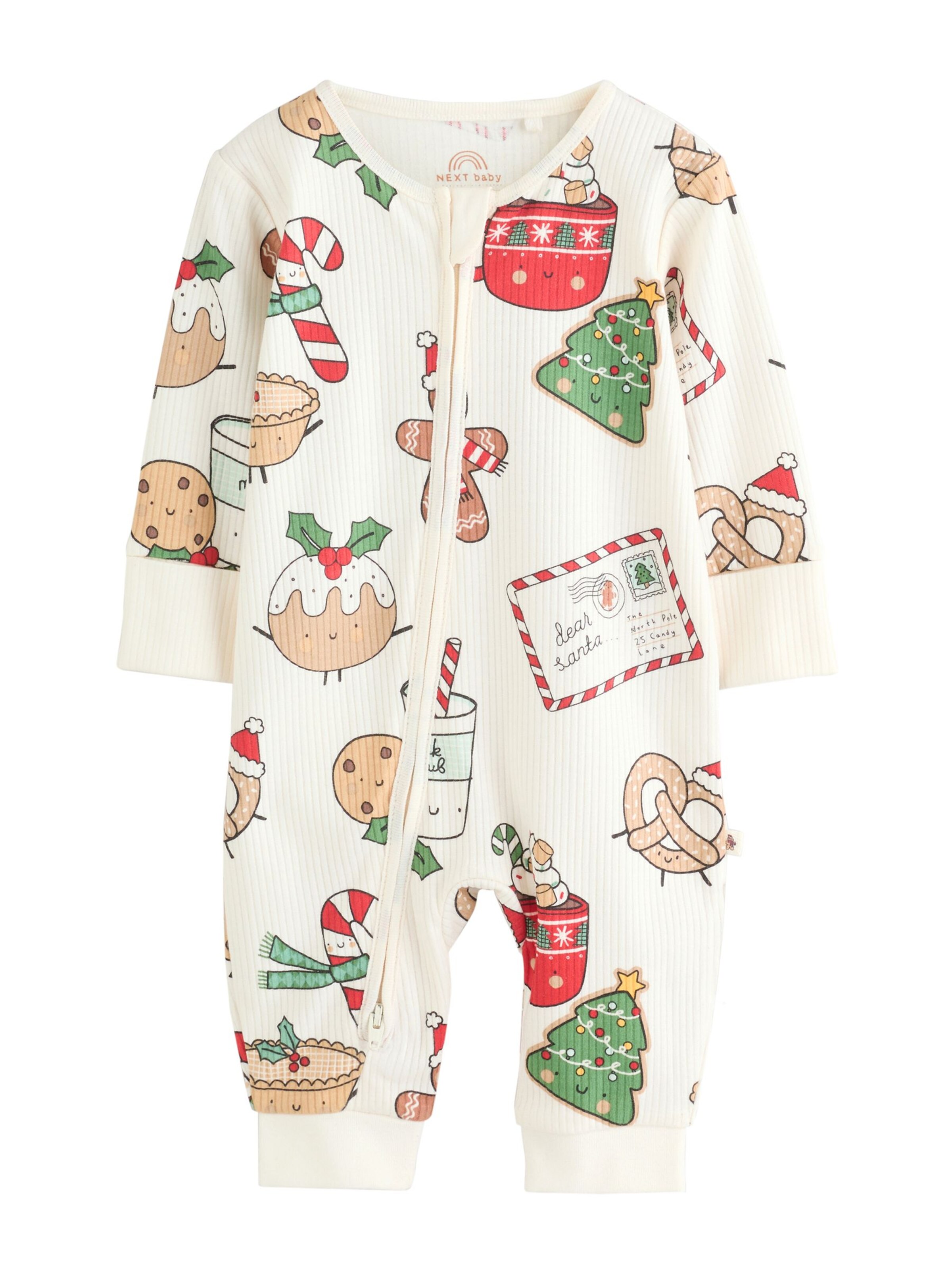 Pyjama Next en beige : devant