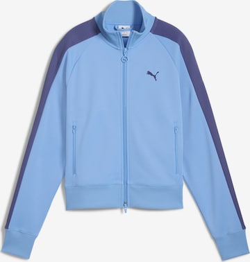 PUMA Sweatvest 'T7 Always On' in Blauw: voorkant