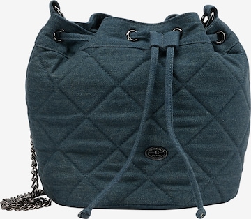 DreiMaster Vintage Beuteltasche in Blau: predná strana