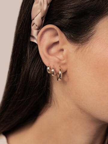Hey Happiness Ohrringe 'Dome Trio' in Gold