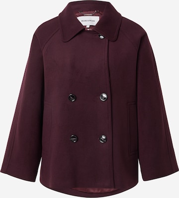 Manteau mi-saison MORE & MORE en rouge : devant