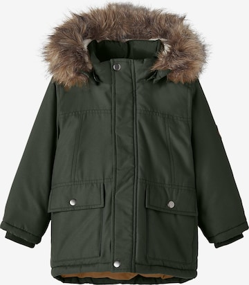 NAME IT Winter Jacket 'Marlin' in Green: front