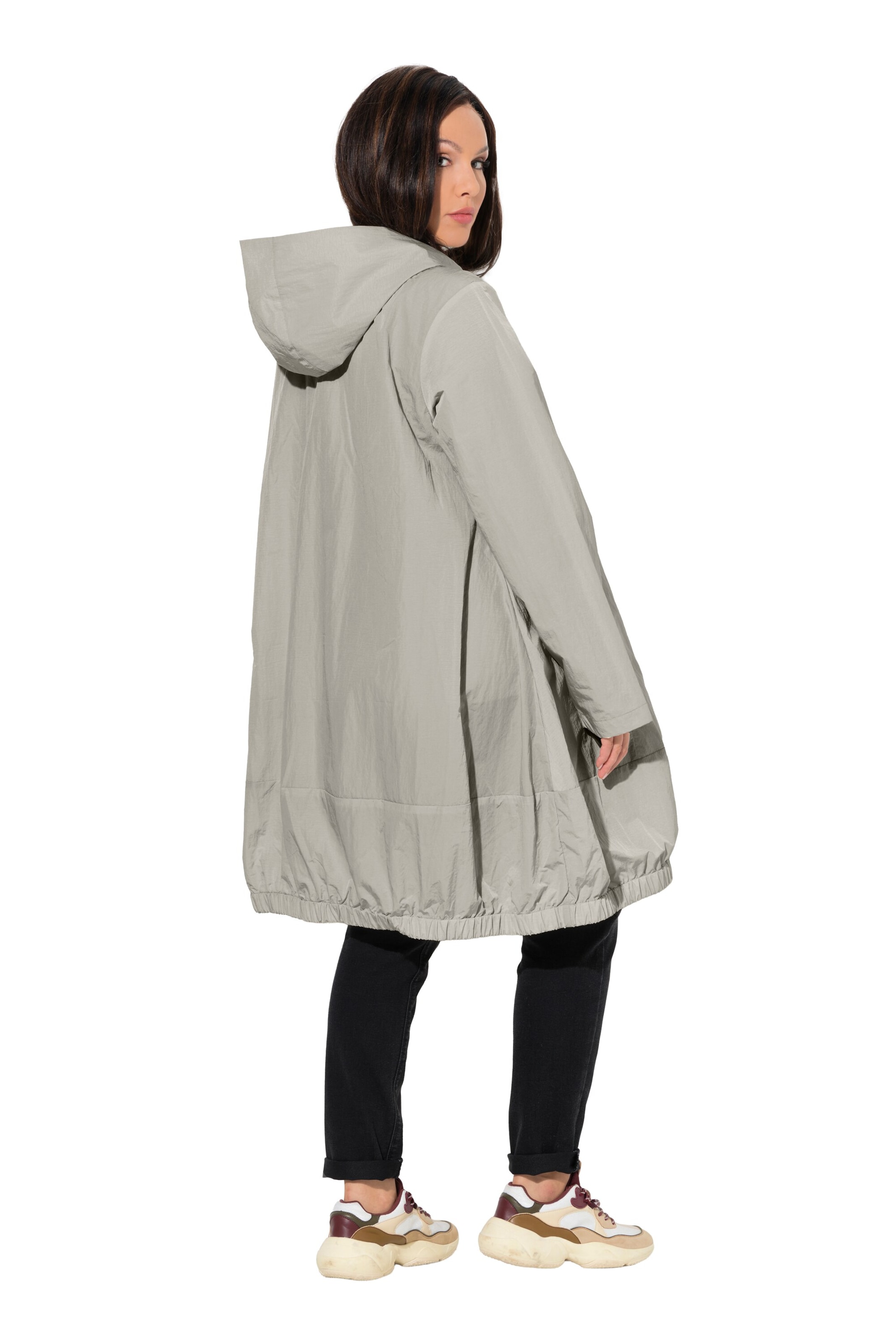 Ulla Popken Raincoat in Grey