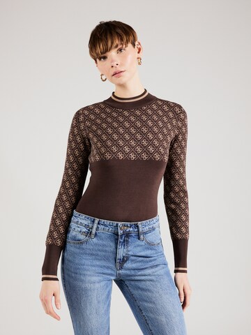 GUESS Pullover 'Lise' in Braun: Vorderseite