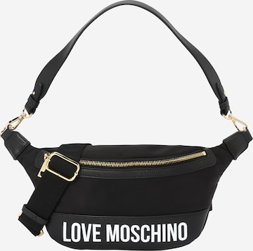 Love Moschino Τσαντάκι μέσης 'CITY LOVERS' σε μαύρο: μπροστά