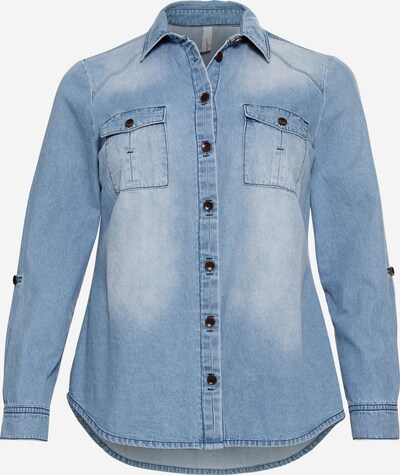 Bluză SHEEGO pe albastru denim, Vizualizare produs