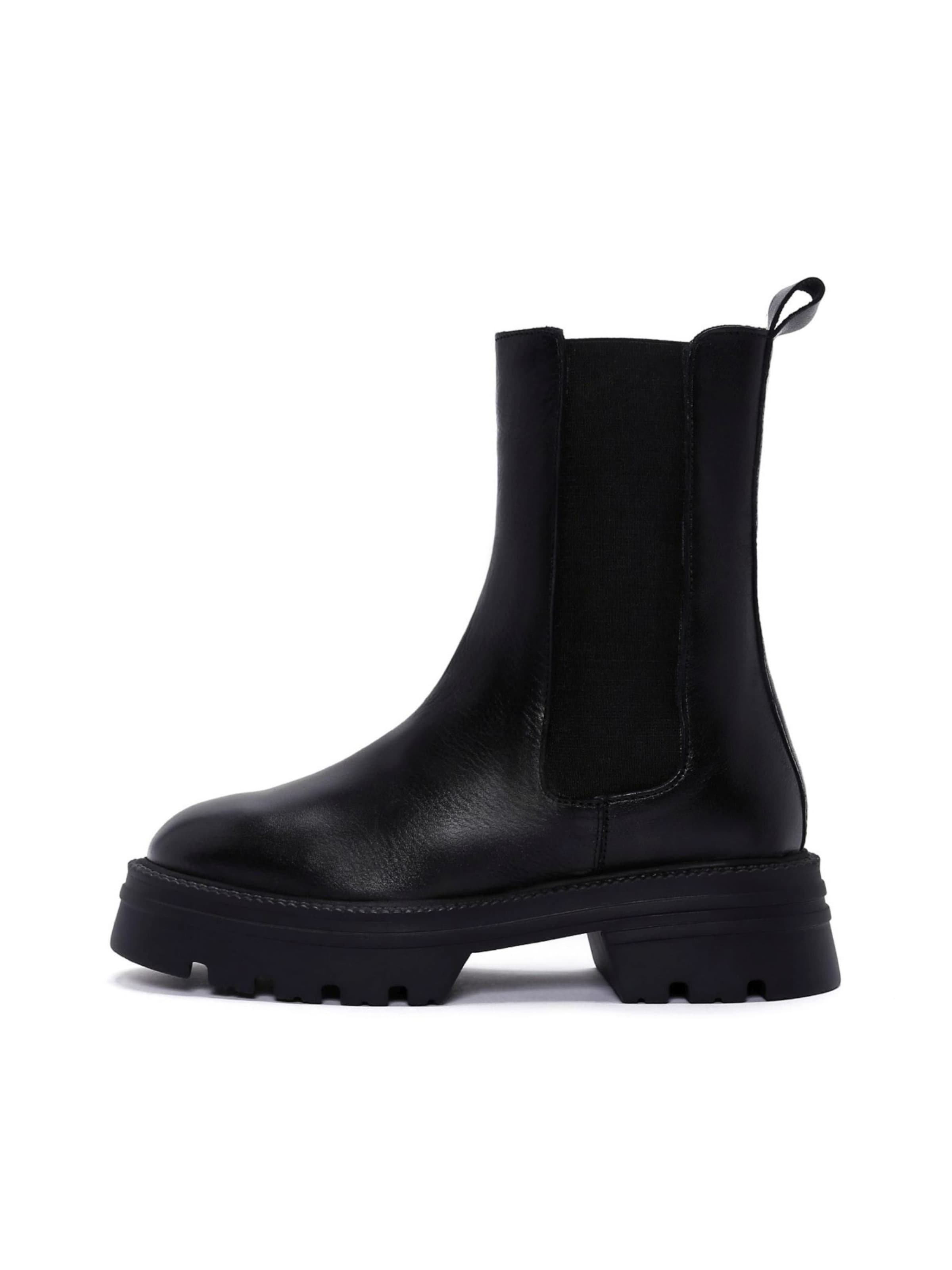 Chelsea Boots Derimod en noir : devant