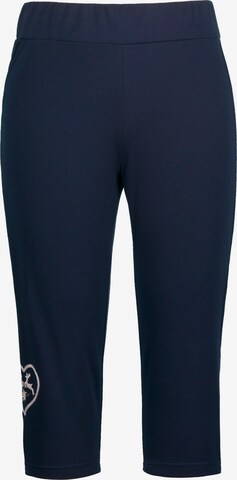 Ulla Popken Leggings in Blauw: voorkant