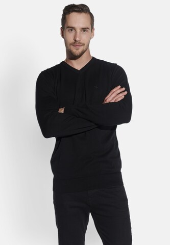 Pull-over Steffen Klein en noir : devant