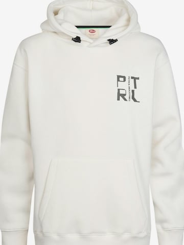 Sweat PETROL en blanc : devant