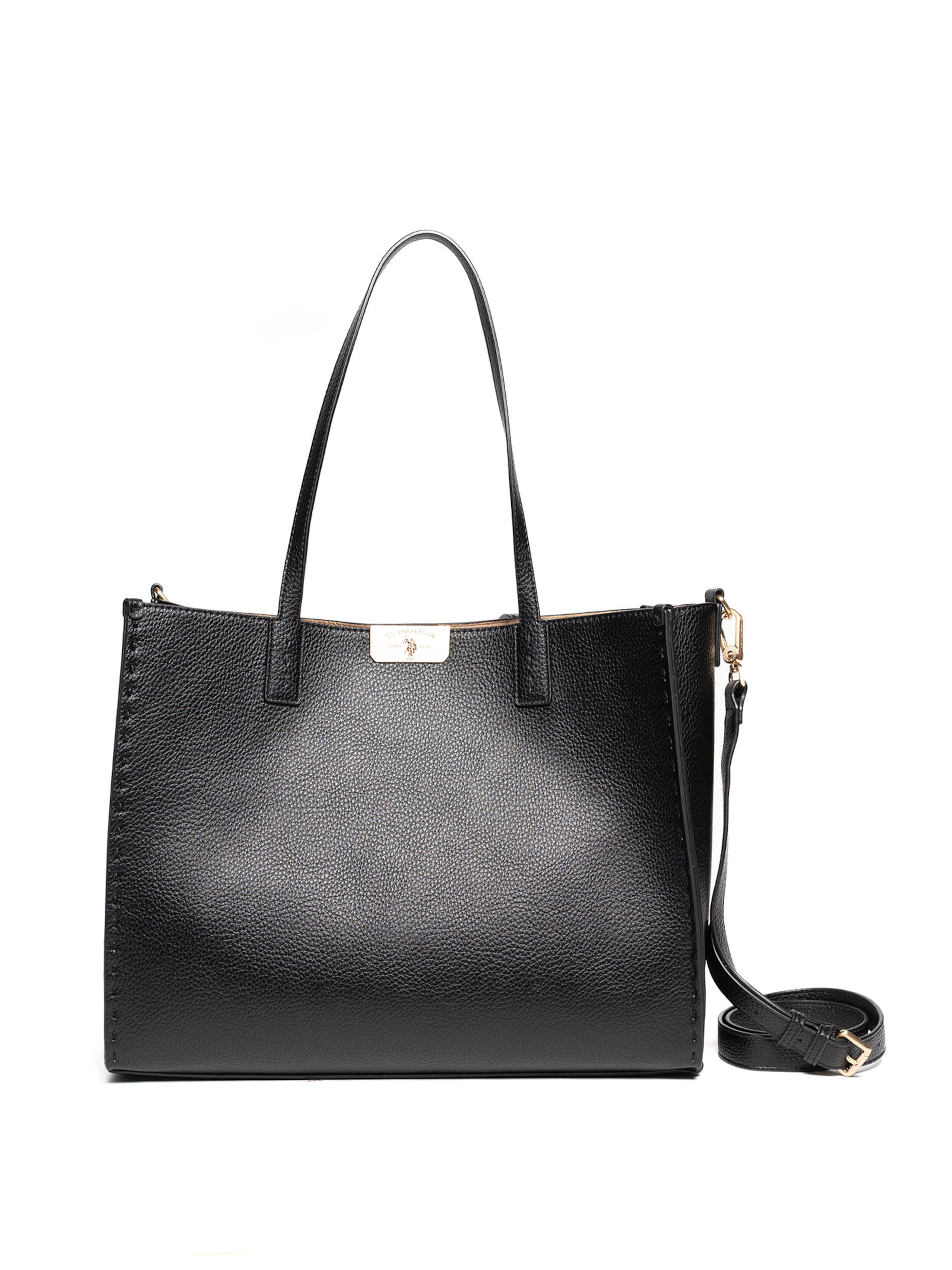 Shopper di U.S. POLO ASSN. in nero: frontale