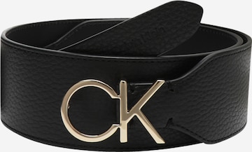 Ceinture Calvin Klein en noir : devant