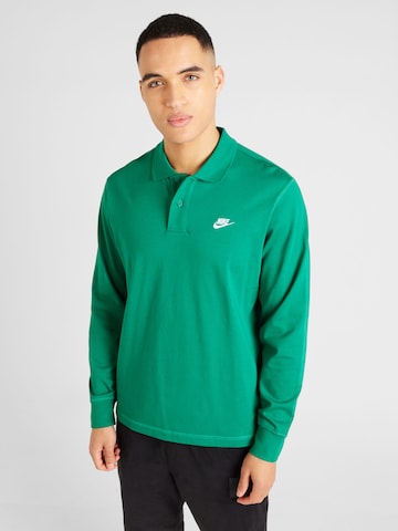 Nike Sportswear Тениска в зелено: отпред