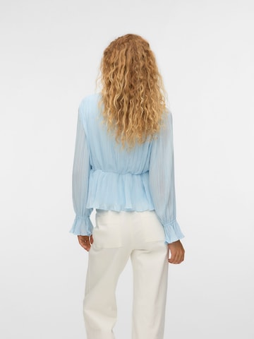 Chemisier 'VMDora' VERO MODA en bleu
