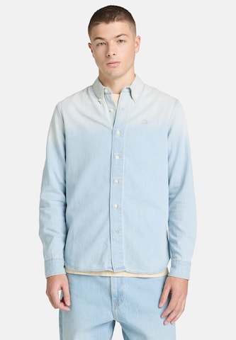 TIMBERLAND Regular fit Overhemd '6A88' in Blauw: voorkant