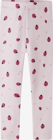 Skinny Leggings 'NMFHALINE' NAME IT en rose : devant