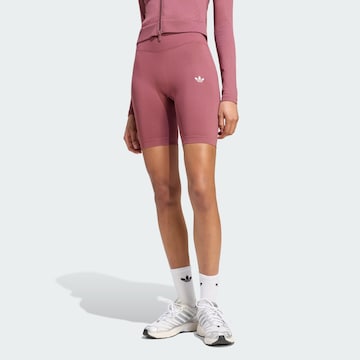 ADIDAS ORIGINALS - Skinny Leggings 'Essentials' em vermelho: frente