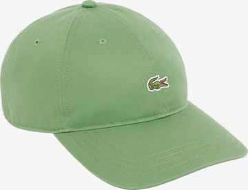 Cappello da baseball di LACOSTE in verde: frontale