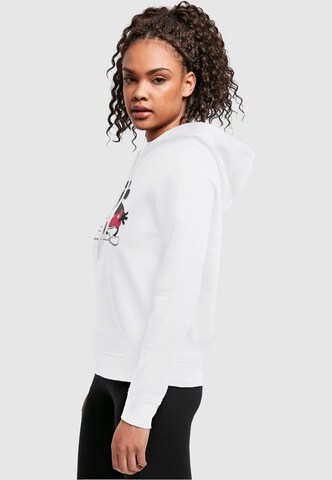 ABSOLUTE CULT Sweatshirt 'Mickey Mouse - Tongue' in Weiß