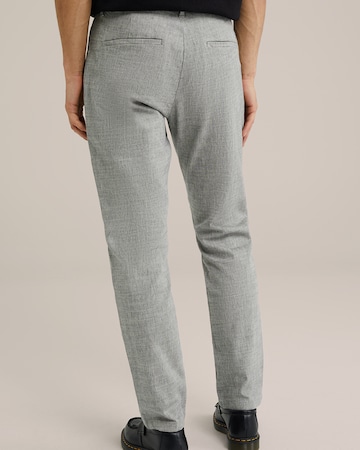 WE Fashion Слим фит Панталон Chino в сиво