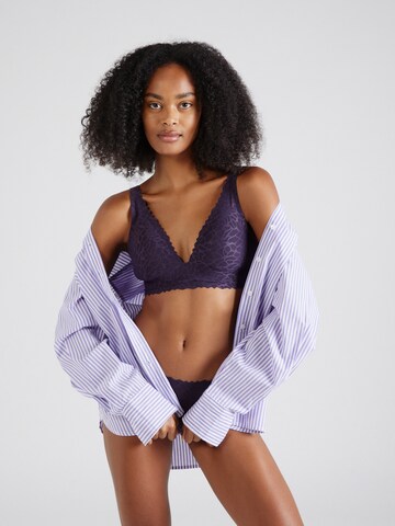 SLOGGI Bustier Biustonosz 'Zero Feel 2.0' w kolorze niebieski