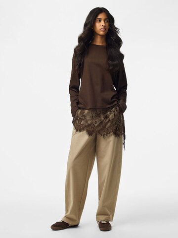 PIECES Shirt 'PCMave' in Brown