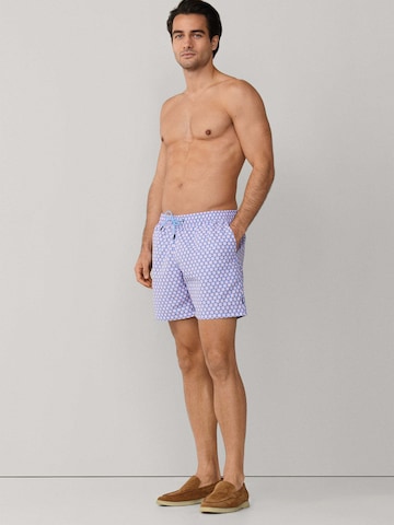 Shorts de bain 'Seashell' Hackett London en violet