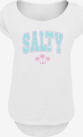 F4NT4STIC Shirt 'Beach Summer Vacation Salty' in White: front
