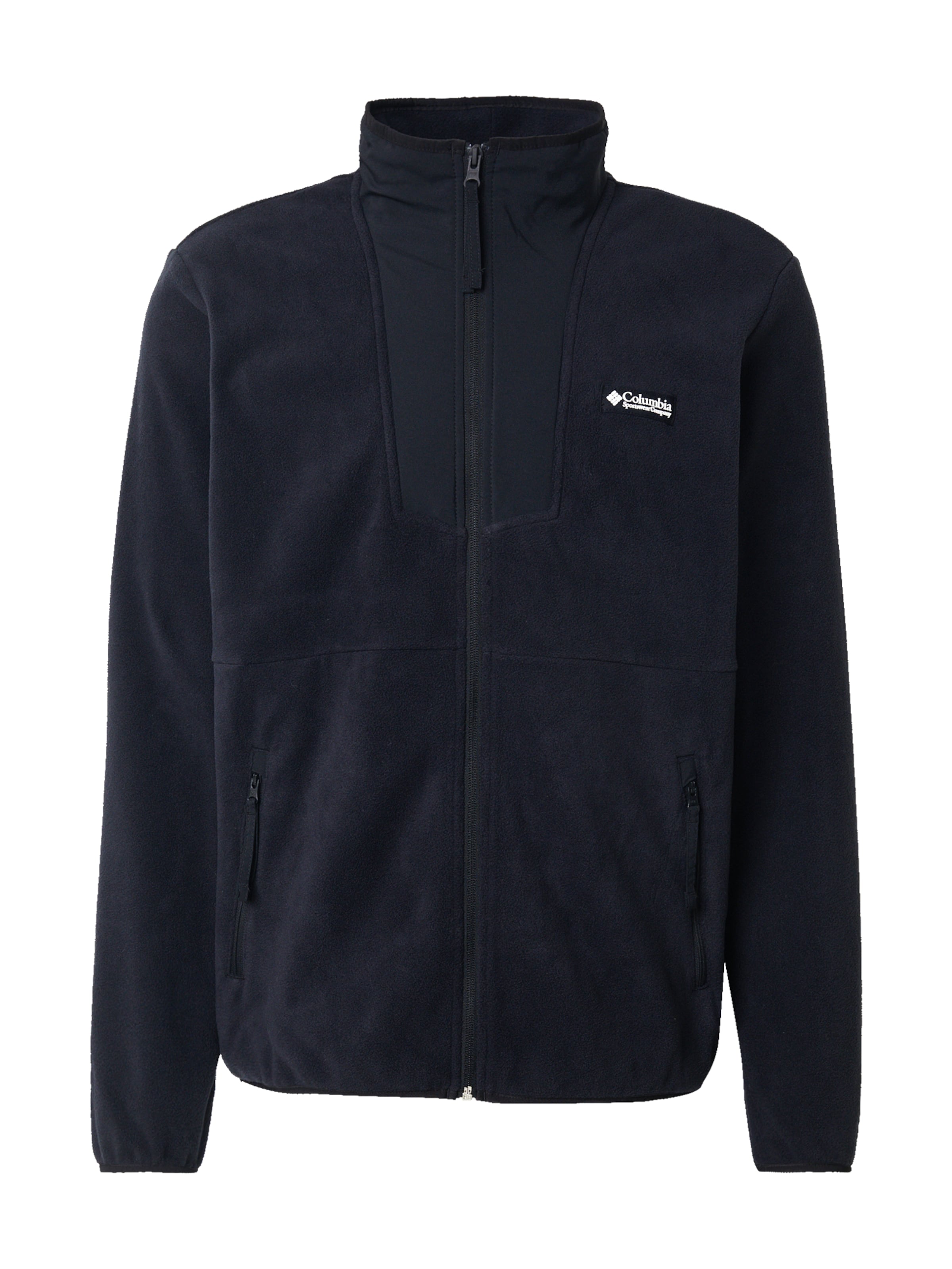 Jachetă  fleece funcțională 'Sequoia Grove' de la COLUMBIA pe negru: față