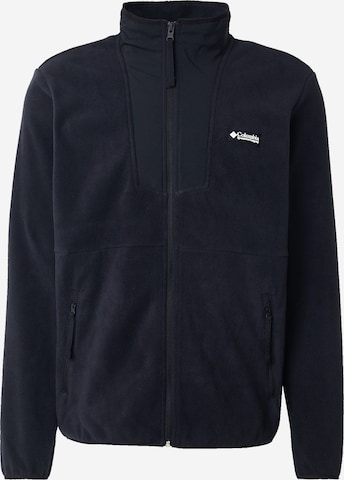 COLUMBIA Funkčná flisová bunda 'Sequoia Grove' - Čierna: predná strana