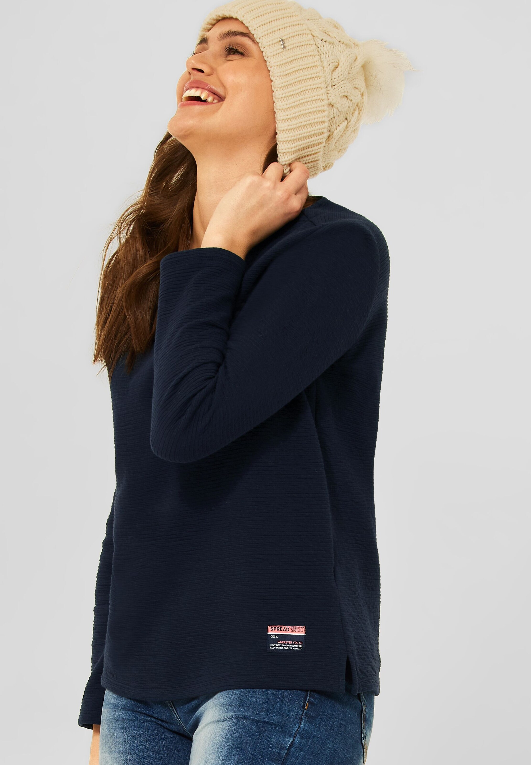 Frauen Shirts & Tops CECIL Shirt in Navy - HH99429 Frauen Shirts & Tops CECIL Shirt in Navy - HH99429