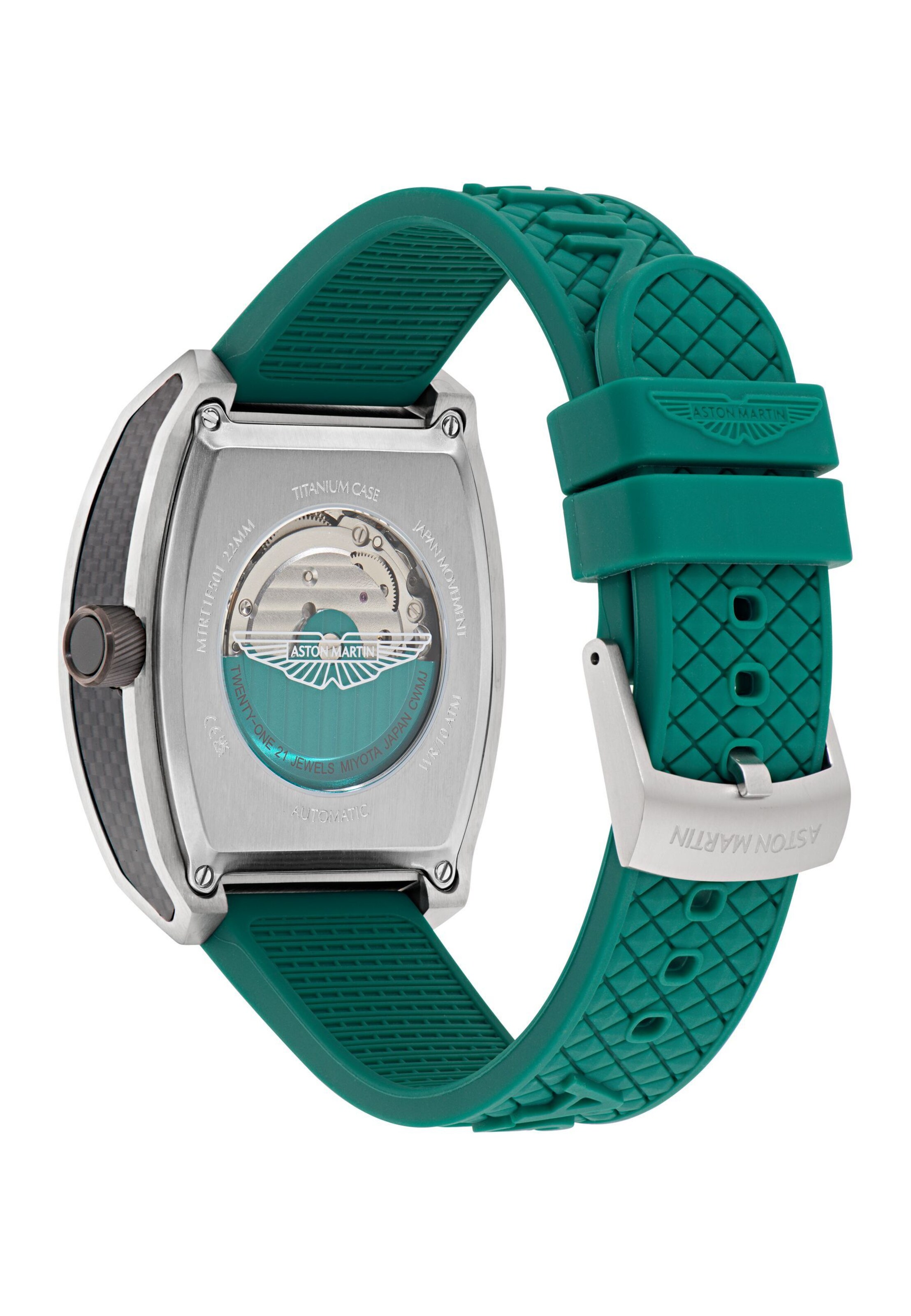 Montre à affichage analogique 'TRG' Aston Martin en vert