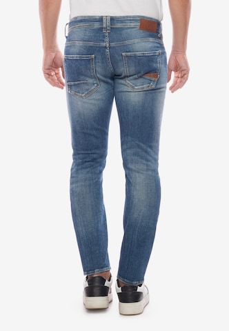 Le Temps Des Cerises Regular Jeans in Blau